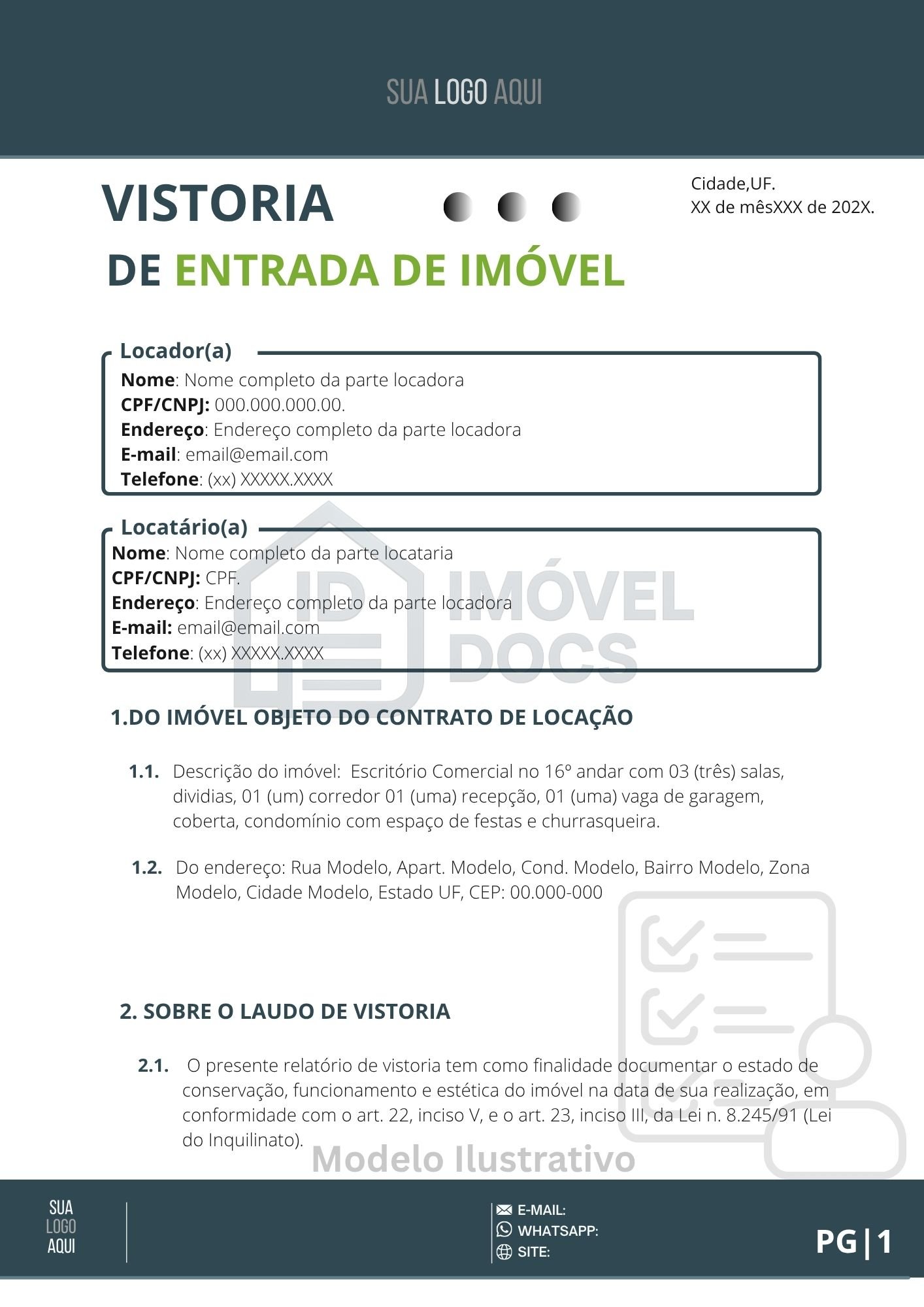 Vistoria de Entrada