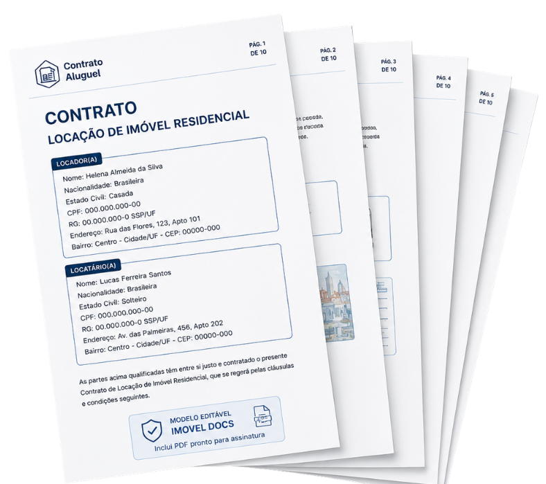 Modelo de contrato de locação de imóvel Imóvel Docs